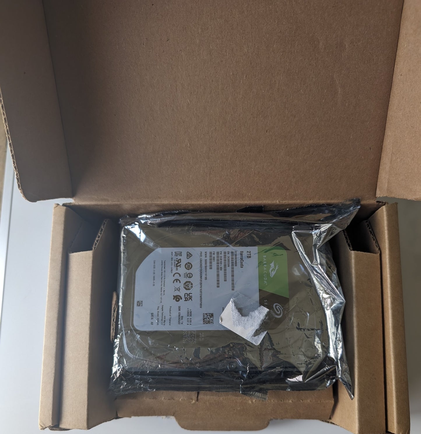 Seagate Barracuda 2TB, SATA III 3.5" Internal Hard Drive