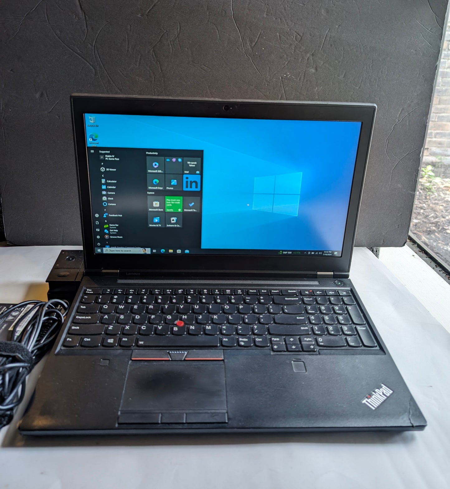 Lenovo ThinkPad P51 i7-7700HQ 16GB RAM 512GB NVMe SSD Laptop QUADRO M1200 + DOCK