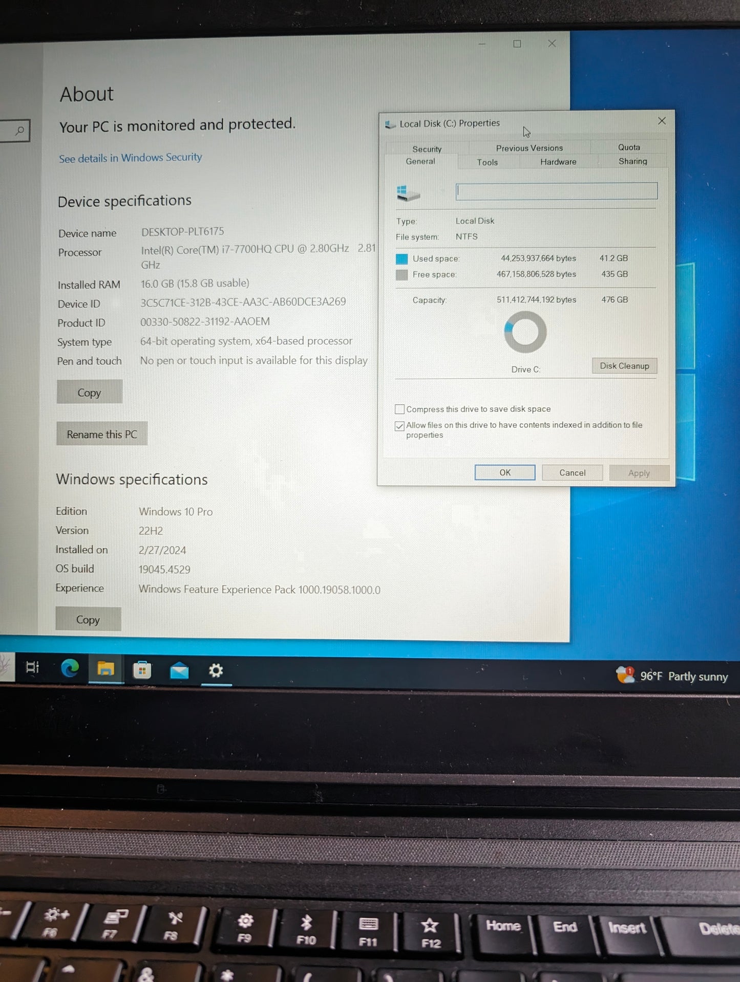 Lenovo ThinkPad P51 i7-7700HQ 16GB RAM 512GB NVMe SSD Laptop QUADRO M1200 + DOCK