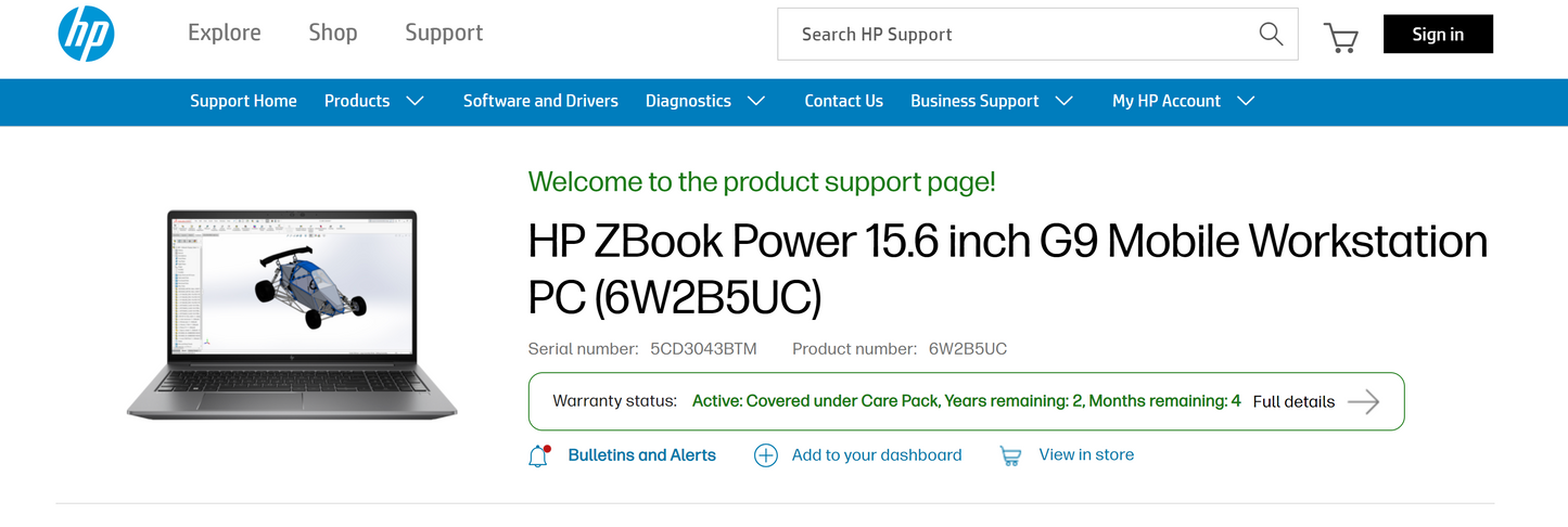 HP ZBook Power G9 15.6" Mobile Workstation - Core i7 12th Gen NVIDIA RTX Laptop