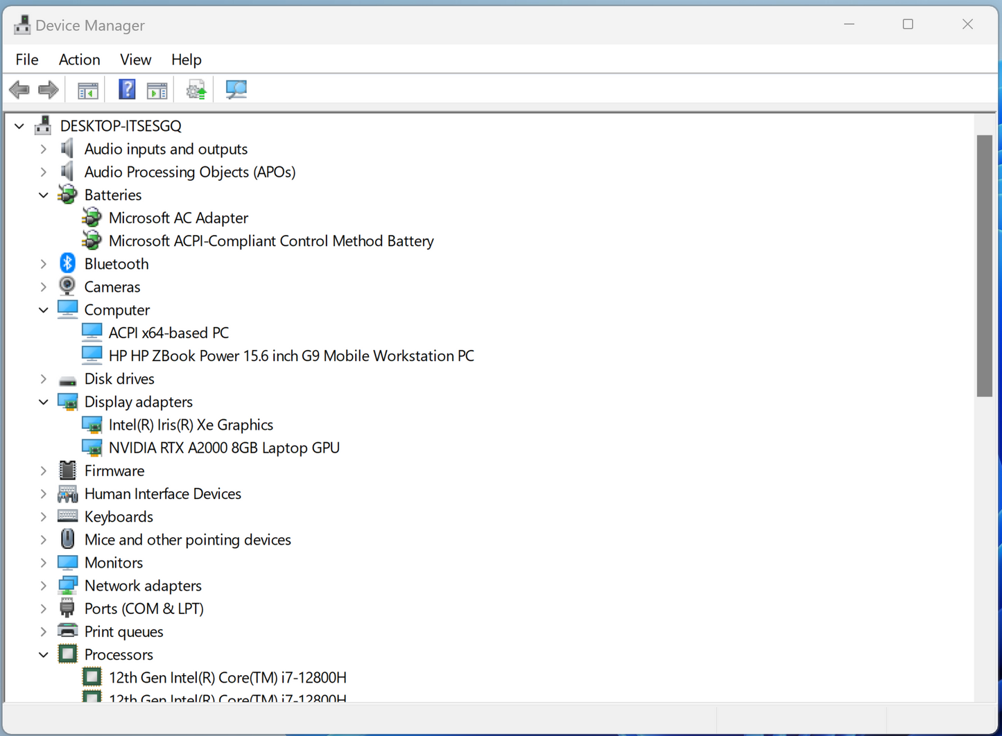HP ZBook Power G9 15.6" Mobile Workstation - Core i7 12th Gen NVIDIA RTX Laptop