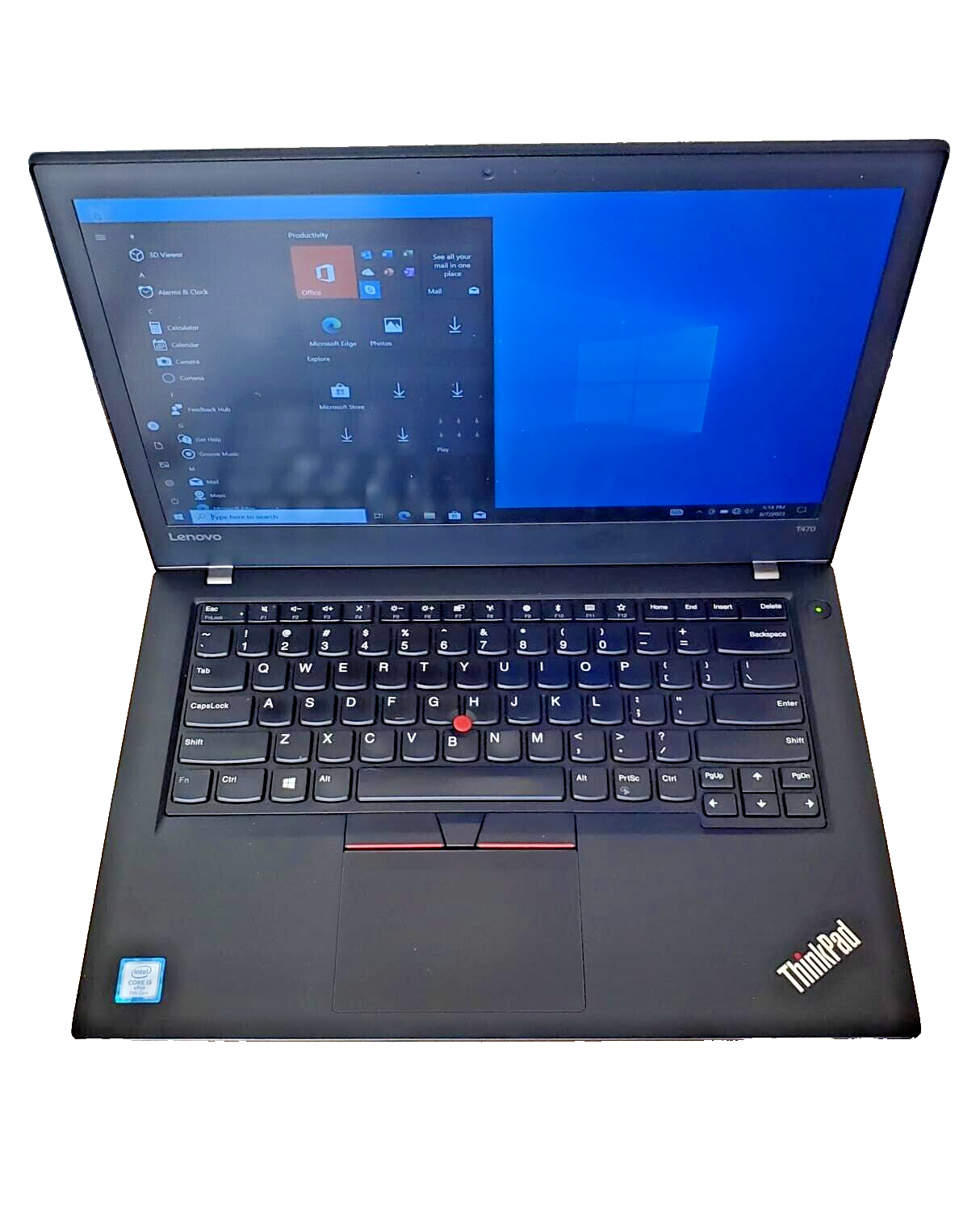 Gently used Lenovo ThinkPad T470 Core i5 Laptop