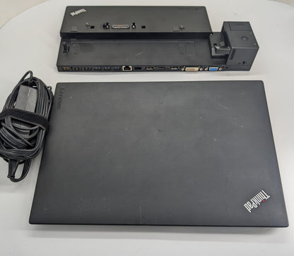 Lenovo ThinkPad T470 Laptop w/Docking Station