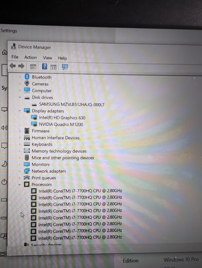 Lenovo ThinkPad P51 i7-7700HQ 16GB RAM 512GB NVMe SSD Laptop QUADRO M1200 + DOCK