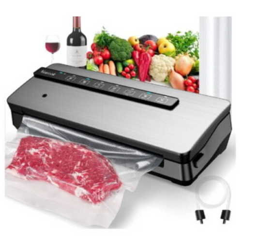 Vacuum Sealer Machine, Voweek Automatic Food Sealer with Built-in Cutter & Bag