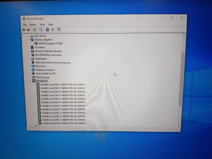 HP ZBOOK 15 G6 15.6" i7-9850H 32GB RAM 1TB M.2 SSD NVIDIA T1000 WIN11 1080P FHD
